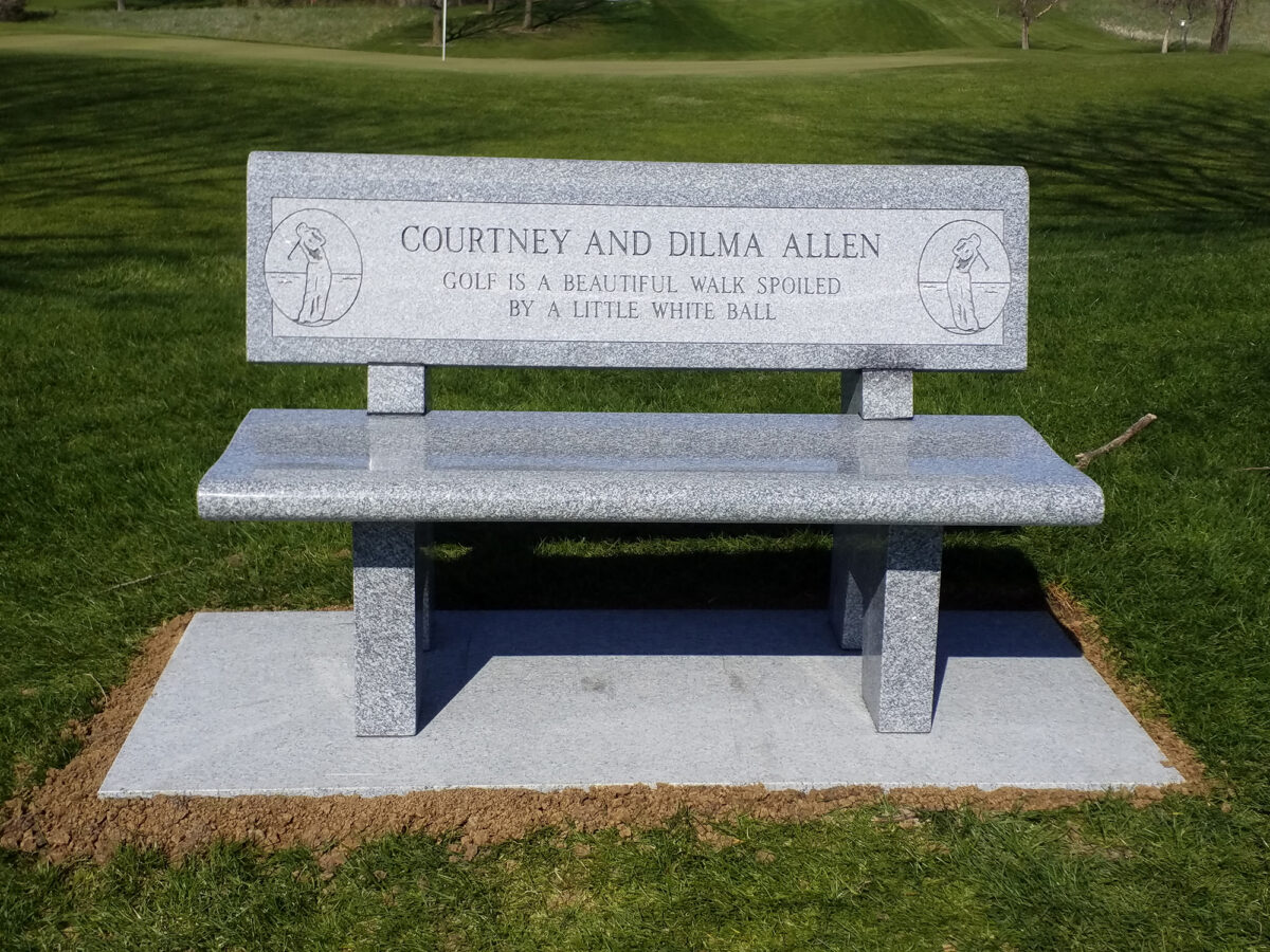 Bench Gallery - Des Moines-Winterset Memorials